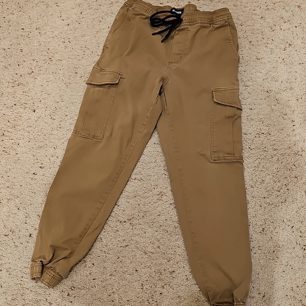RSQ Casual Cargo Jogger Pants - Tan
